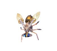 Stylomira Kit 3D fai da te meccanico a mosca della frutta, kit puzzle in metallo Steampunk, decorazione creativa da scrivania e regalo unico per collezionisti adulti (121 pezzi)