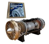 Stylomira Modello di motore a reazione Turbofan WS-15 in scala 1/20, mini kit di motore da caccia simulato fai da te, modello realistico per gli appassionati di aeromobili militari