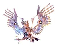 Stylomira Puzzle 3D fai da te in metallo per adulti, modello steampunk, falco marino, aquila in metallo, kit creativo per collezionisti e regalo per adulti (1800+pezzi)