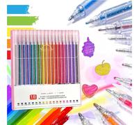 Stylos Implementarch, ensemble de stylos gel pailletés, ensembles de stylos gel pailletés pour livres de coloriage pour adultes, pour dessiner, bricoler et prendre des notes (18pcs)