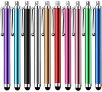 Stylus [confezione da 10] penne touch screen capacitive universali per tablet, iPad Mini, iPad Pro, iPad Air, smartphone, Samsung Galaxy, diversi colori