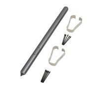 Stylus Pen, 4096 Sensibilità della Pressione Tablet a Risposta Fissa Tallone Pennello Smooth Writing con 10 Punte per Tab S6 10.5in (GRAY)