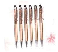 Stylus Pen Crystal 6 Pezzi in Plastica, Scrittura Fluida per Touchscreen