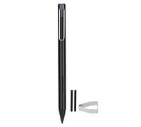 Stylus Pen - Highly Sensitive 1024 Pressure Points for Accurate Drawing and Writing (Silver, Compatible with Devices) (Black)