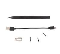 Stylus Pen Magnetic 4096 Livelli di pressione Sensibile compressa stilo con funzione di cancellazione rapida topo destro e anti -monumento per la lega di alluminio professionale (Nero)