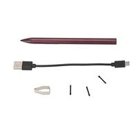 Stylus Pen Magnetic 4096 Livelli di pressione Sensibile compressa stilo con funzione di cancellazione rapida topo destro e anti -monumento per la lega di alluminio professionale (Rosso)