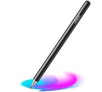 Stylus Penna,JOYROOM Penna Touch Pennino Tablet Penna per iPad Tablet Punta Fine Universale con Artist Guanto per iPad,iPhone,Smartphone,Touchscreen e Tablet (Nero Chiaro)