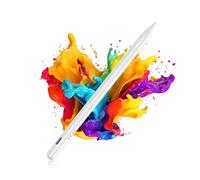 Stylus per iPad (2018-2025), ricarica rapida, precisione pixel, rifiuto del palmo, sensibilità all'inclinazione, memoria magnetica, matita compatibile con iPad A16/10-6 Gen, Pro M4 11"/12,9"/13", Air