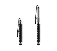 Penna digitale Touchscreen Alluminio Nera + Presa Jack 3.5 mm