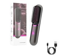 Styluse Hair Straightener, Styluse Hair Straightener Brush, Styluse Portable Hair Straightener Brush, Cordless Hair Straightener Brush Styluse, for All Hair Types (1pcs)