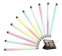 Styluslink Penne stilo 2 in 1 per touch screen, confezione da 10 penne per tablet con 20 punte, pennino capacitivo ad alta sensibilità per iPad/iPhone/Android/tablet/Samsung/Huawei/Lenovo/Switch