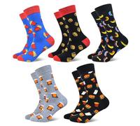 Stynice Calzini Uomo Donna Cotone 43-46 Colorati - Divertenti Calze Lunghe con Motivo - Calze Termiche Traspiranti per Lavoro e Svago