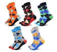 Stynice Calzini Uomo Donna Cotone 43-46 Colorati - Divertenti Calze Lunghe con Motivo - Calze Termiche Traspiranti per Lavoro e Svago