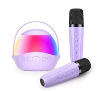 Stynice Karaoke con Microfono Bambini Wireless - Regalo Bambina 3+ Anni Karaoke Bambini con Effetti di Cambio Voce ＆ Luci RGB - Giochi Bambina 3+ anni Regalo Compleanno per Ragazzi e Ragazze