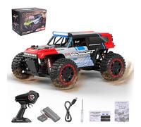 STYPLZ Auto telecomandata, 4WD RC Car 1:16, velocità massima di 45+ km/h, doppia batteria, autonomia di oltre 40 minuti, 2 gusci sostituibili a piacimento (Rosso)