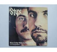 Styx - Blue Collar Man (Long Nights) 7" BLUE VINYL (UK 1978)