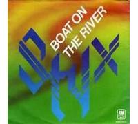 Styx - BOAT ON THE RIVER / BORROWED TIME / Styx / Bildhülle 1979 / Deutsche Pressung / A&M RECORDS # AMS 7652 / 7" Vinyl Single Schallplatte