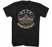 Styx Paradise Theatre Tour 1981 Men’S T Shirt Shirt for Music Fan Black M