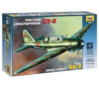 1:48 Zvezda Su-2 Soviet Light Bomber Kit Z4805 Modellino