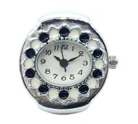 su anelli per dita femminili, campanelli da donna | Orologio da leggero | Gioielli vintage in con funzione di orologio preciso per amici di famiglia, colleghi, festa della mamma di