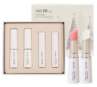 SU:M37 Time Energy Holiday Edition Moist Lip Balm Set Rosa e Bianco | Scadenz...