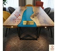 Su Misura Epossidica Legno Cena Table Top - 244cm x 122cm Personalizzato a &