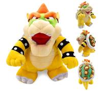 Su-per-Mario Bowser Peluche, 25cm Bowser Su-per-Mario, Bowser Plush Toy, Bowser Doll, Cartoon Bowser Peluche Giocattolo, Su-per-Mario Bowser Plush Toy, Per gli Appassionati di Gioco