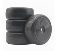 Su Per Strada Pneumatici Cerchi Per Corsa Per HPI Per HSP 1/10 Rc | Gomma Per strada pneumatici Per corsa con mozzo bianco/nero, presa salda e bassa usura per la pista Rc Pneumatici Set