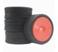 Su Per Strada Pneumatici Cerchi Per Corsa Per HPI Per HSP 1/10 Rc | Gomma Per strada pneumatici Per corsa con mozzo bianco/nero, presa salda e bassa usura per la pista Accessori