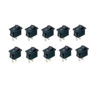 Su / Spento Rocker for interruttore 2Pin Mini for piccolo Rettangolo 15x10mm 3A