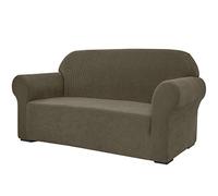SU SUBRTEX 1 copridivano elasticizzato in tessuto jacquard spandex per divano, poltrona e mobili (Loveseat, grigio)