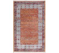Su Tutto Geometrico Stile Vintage Affliggere Heat-Set Area Tappeto Orientale