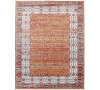 Su Tutto Geometrico Stile Vintage Affliggere Heat-Set Area Tappeto Orientale