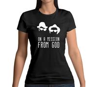 Su Una Mission Da God - T-Shirt - Elwood Blues - Musical - Film - Commedia
