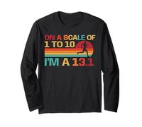 Su una scala da 1 a 10 sono una mezza maratona divertente 13.1 Maglia a Manica