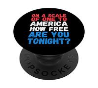 Su una scala di uno in America Quanto sei libero stasera divertente PopSockets PopGrip Adesivo