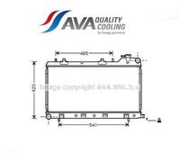 SU2045 Radiatore, Raffreddamento motore (AVA)
