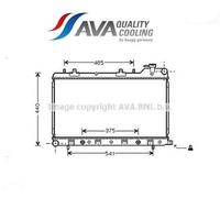 SU2049 Radiatore, Raffreddamento motore (AVA)