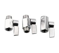 SU304 Stainless Steel Mini Ball Valve 1/8 1/4 3/8 1/2 3/4 / 1 BSP NPT Female Male Thread For Water Oil Acid 2 Way Ball Valve(1/2",NPT_MALE TO FEMALE)