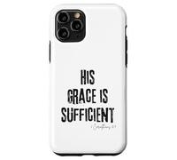 Sua Grazia è Sufficiente 2 Corinzi 12:9 Bibbia Fede Speranza Custodia per iPhone 11 Pro
