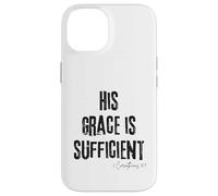 Sua Grazia è Sufficiente 2 Corinzi 12:9 Bibbia Fede Speranza Custodia per iPhone 14