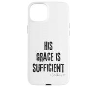 Sua Grazia è Sufficiente 2 Corinzi 12:9 Bibbia Fede Speranza Custodia per iPhone 15 Plus