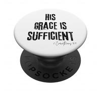 Sua Grazia è Sufficiente 2 Corinzi 12:9 Bibbia Fede Speranza PopSockets PopGrip Adesivo