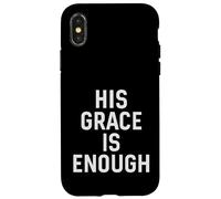 Sua Grazia è sufficiente. Fede cristiana design. Custodia per iPhone X/XS