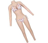 SUAFAXNG Silicone Bodysuit Fake Vaginal Whole Body Silicone Body Suit C-G Cup Fake Breasts for Crossdressers Male