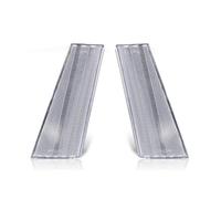 SUAGFW 2 Pezzi Indicatori Direzione Laterali Paraurti Anteriore Senza Lampadina Per Chevy Per Malibu 1978 1979 913607 913608 5969443 5969445 Luce Segnalazione(Clear)