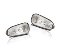 SUAGFW Kit Alloggiamenti Indicatori Direzione DRL Paraurti Anteriore Senza Lampadina/portalampada Per Mitsubishi 3000GT 1994 1995 1996 1997 1998 Luce Segnalazione(Clear)