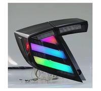 SUAGFW Per Civic Type R 10th hatchback 2016 2017-2021 Gruppo fanale posteriore a LED Indicatori di direzione + Freno + Fanale retromarcia Gruppi fanali posteriori(2 sides RGB)