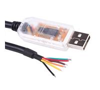 Suamdoen Cavo convertitore UART seriale da USB a RS485 a livello RS485, chipset FT232RL, cavo spogliato con estremità a 6 vie USB-RS485-WE-1800-BT