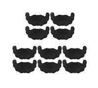 Suammiitstrieadea 10 toppe per il seno, traspiranti, invisibili, adesive, da donna, per reggiseno rassodante, 20,9 cm x 11,1 cm, Nero, 20,9 x 11,1 cm, 20.9 x 11.1cm